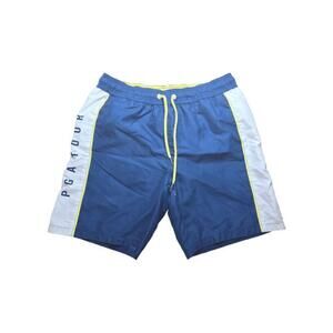 Men's PGA Tour Blue Swim Shorts Size M